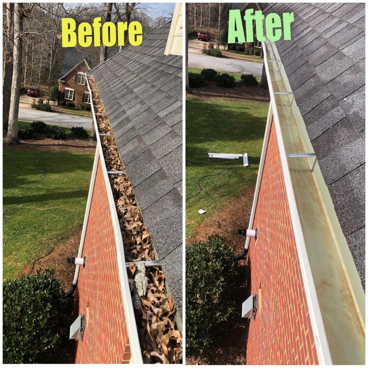 Gutter Cleaning for KorPro Painting in Spartanburg, SC