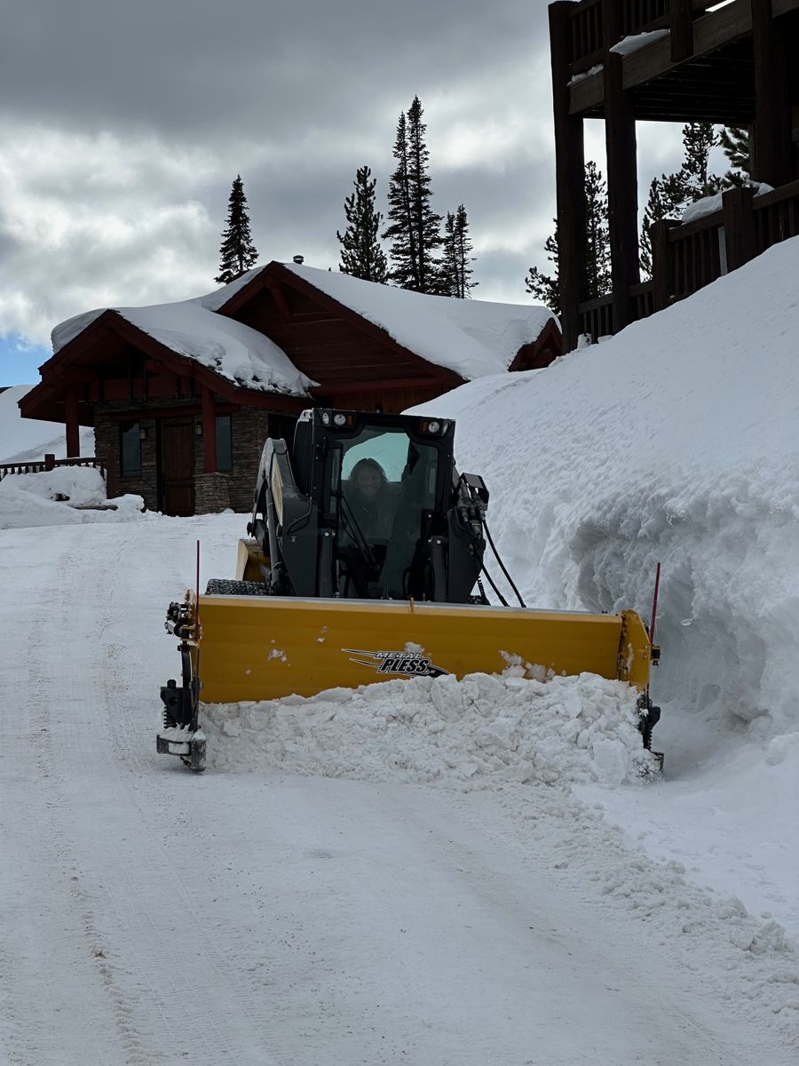 Snow Management for R&H Homes in Bozeman, MT