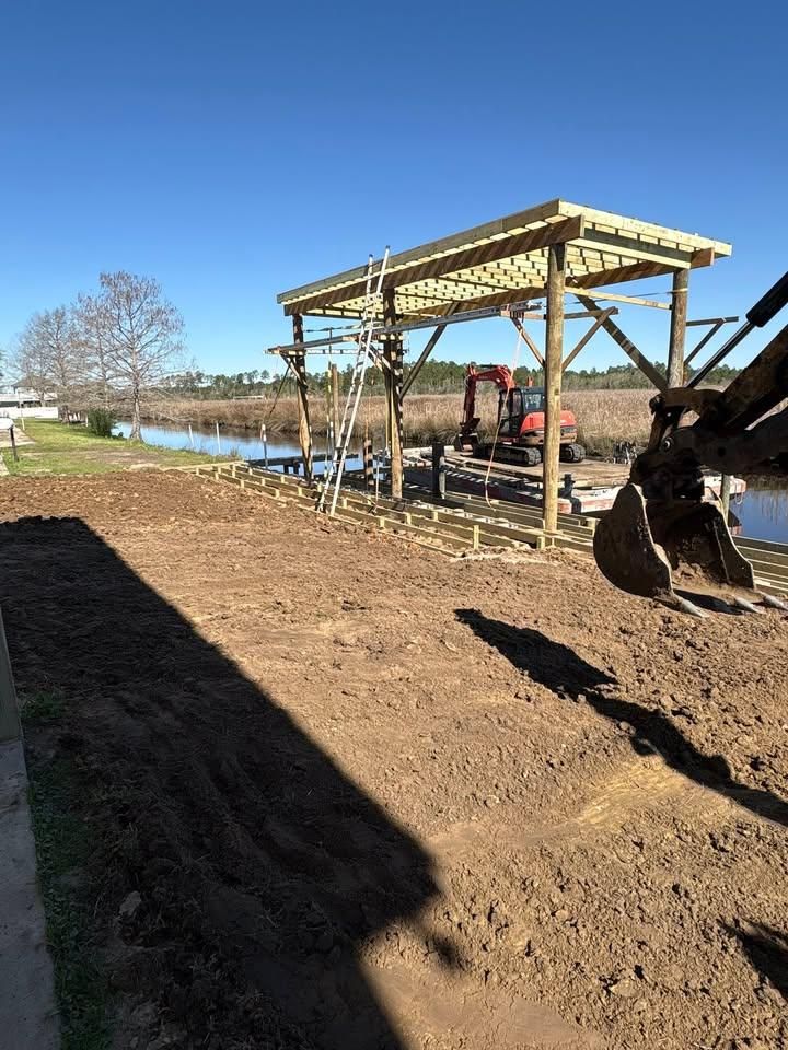 New Dock Construction for Coastal Marine Construction in Bay St. Louis, MS