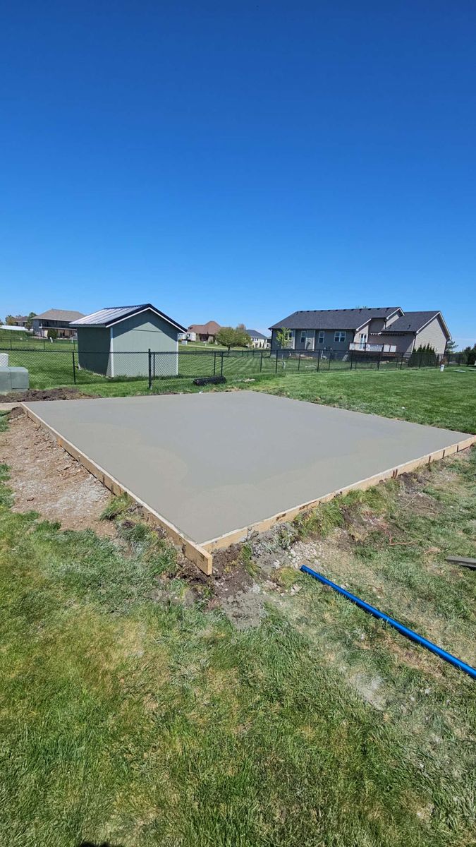 Concrete Slab Construction for New Age Concrete in Perry, IA