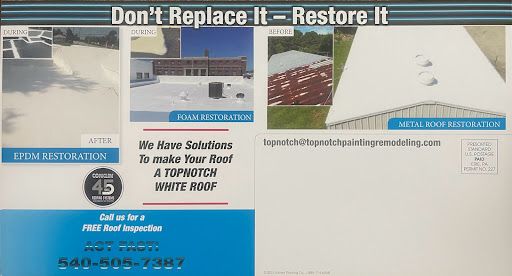 Roof Coating for Top Notch Painting and Remodeling in Vinton, VA