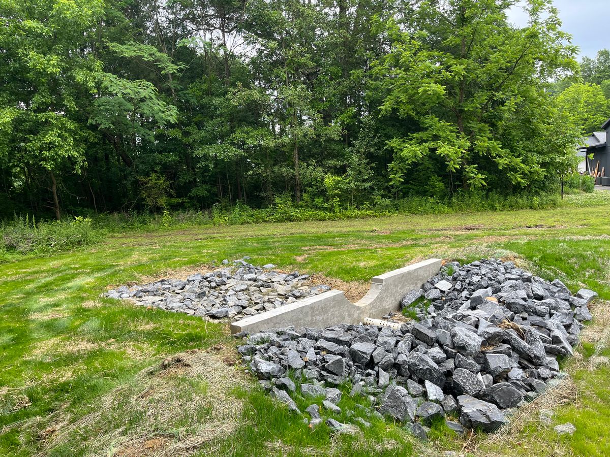 French drain and foundation waterproofing for J.P Landscaping and Excavation in Chattanooga, TN