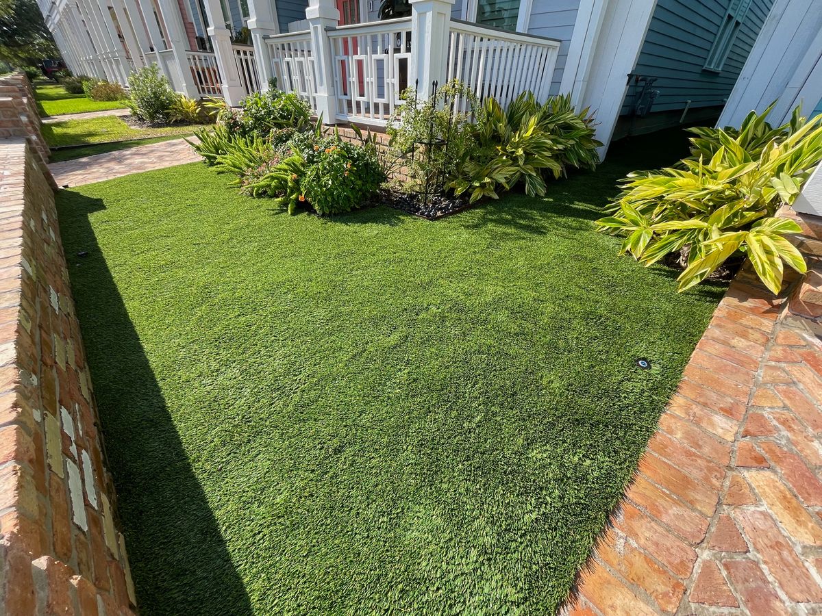 Artificial Turf Installation for Full Armor Landscapes in League City, TX