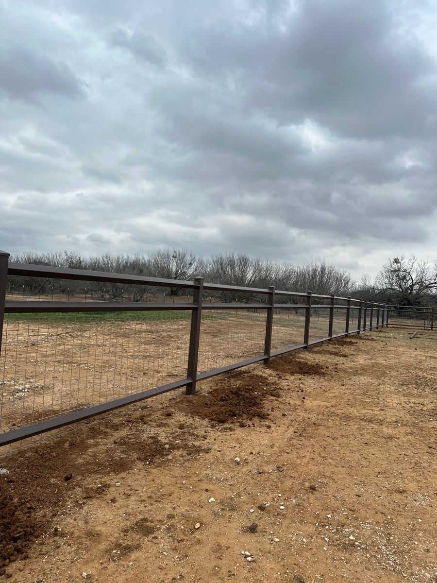 Fence Installation for N. B. Fence & Landscape in New Braunfels, TX