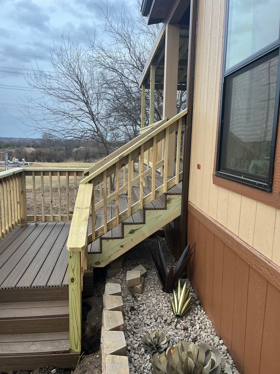 Decks & Handicap Ramps for BAKER Carpentry in Joshua, TX