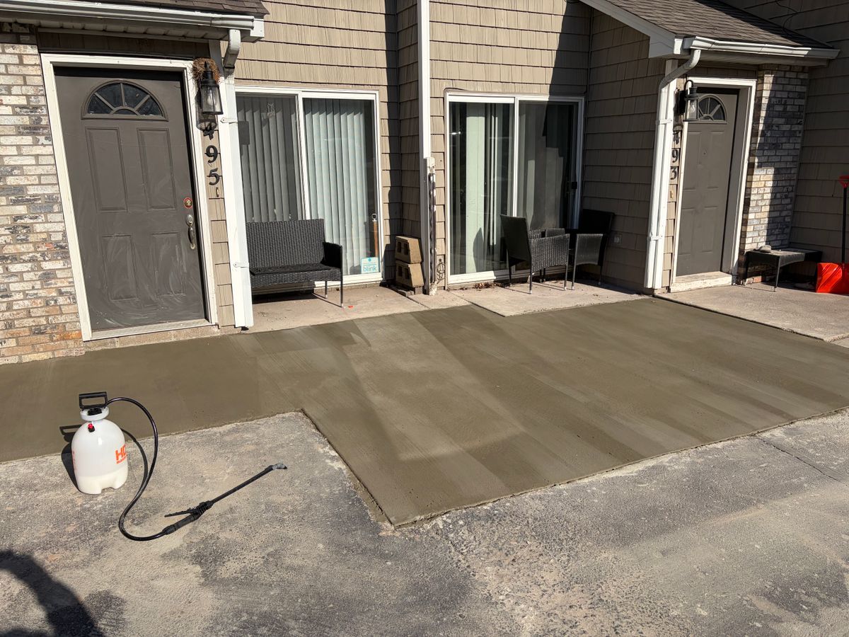 Concrete Installation for C&J Hauling in Shakopee, MN