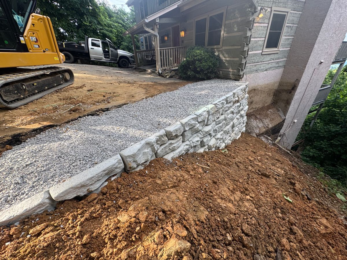 Site Preparation for Grayson Groundworks in Sevierville, TN