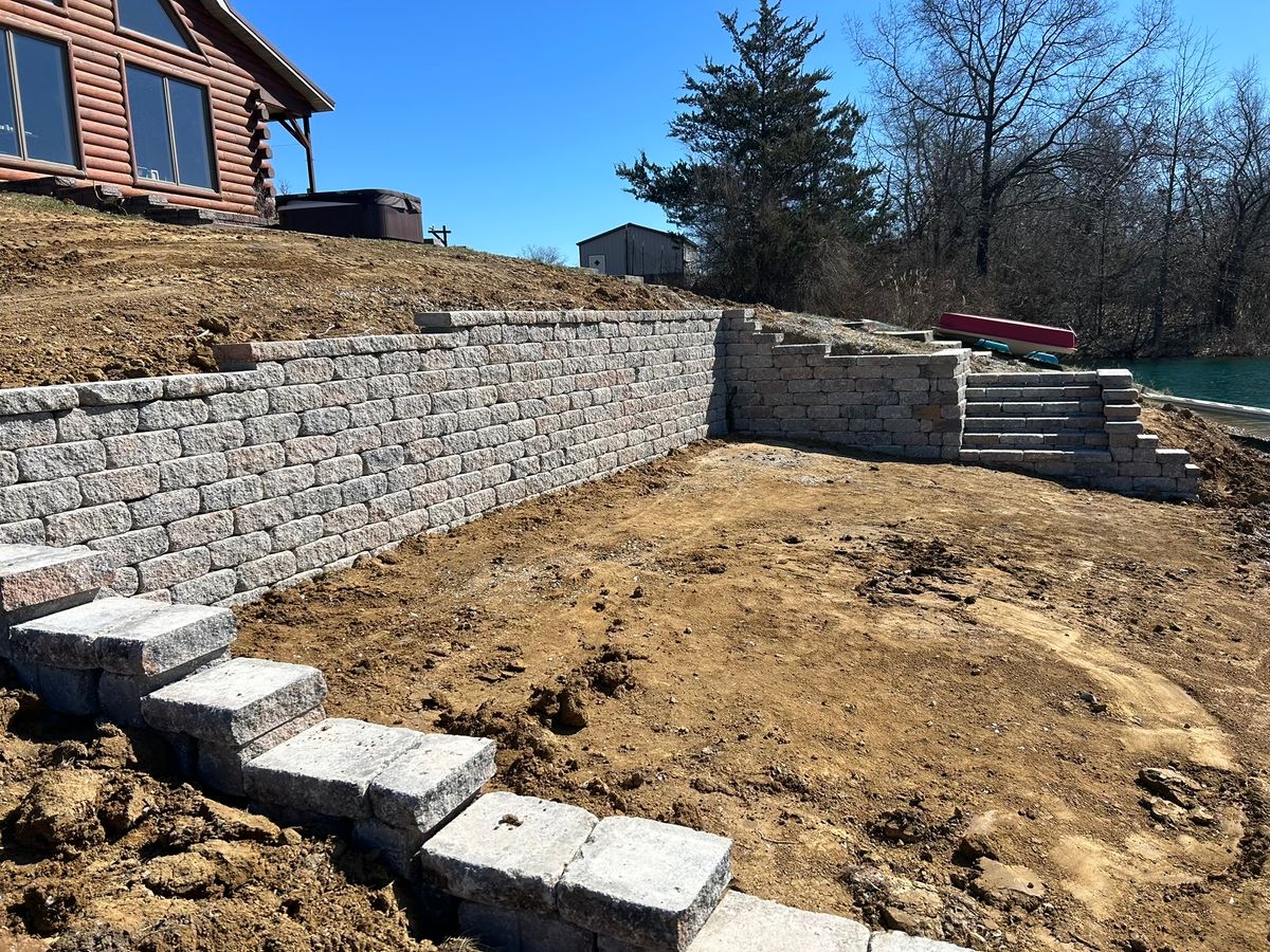 Landscape Installation for Mayfield Landscaping in Staunton, IL
