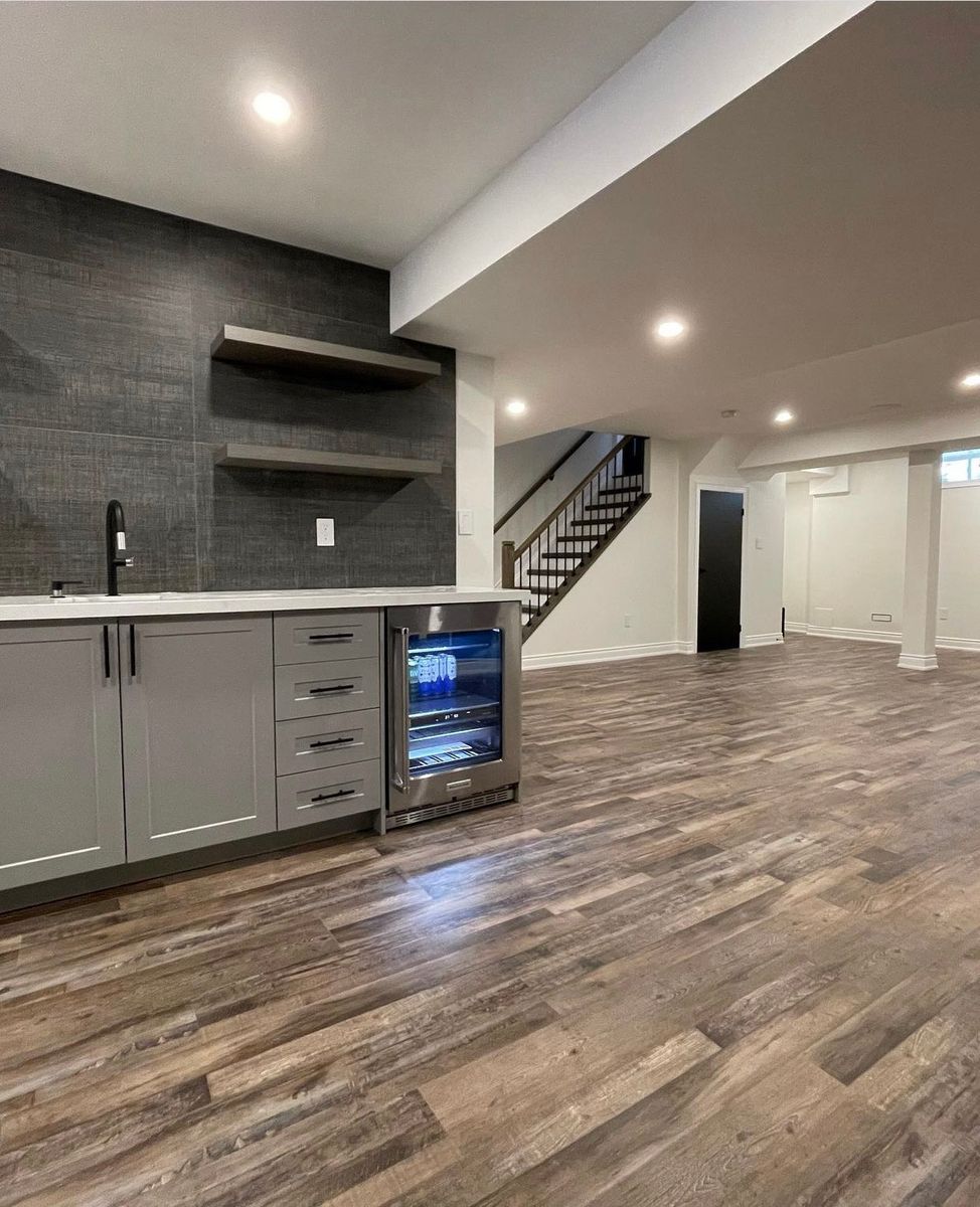 Kitchen cabinets restoration for Alpha Flooring & Painting Services. in Centennial, CO