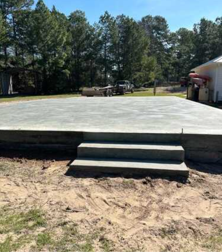 Patio Design & Installation for BigTex Concrete Construction in Houston, TX