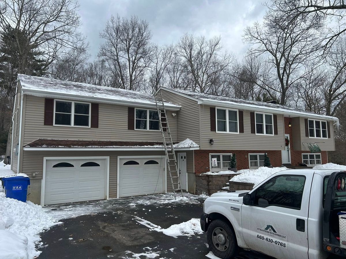 Siding installation for CT Eastern Builders in Stafford, CT