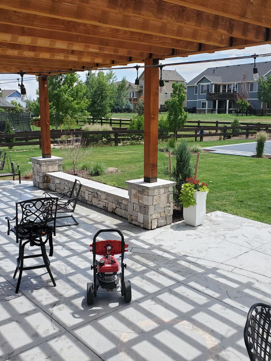 Outdoor Spaces for C. POWERS MASONRY in Loveland, CO