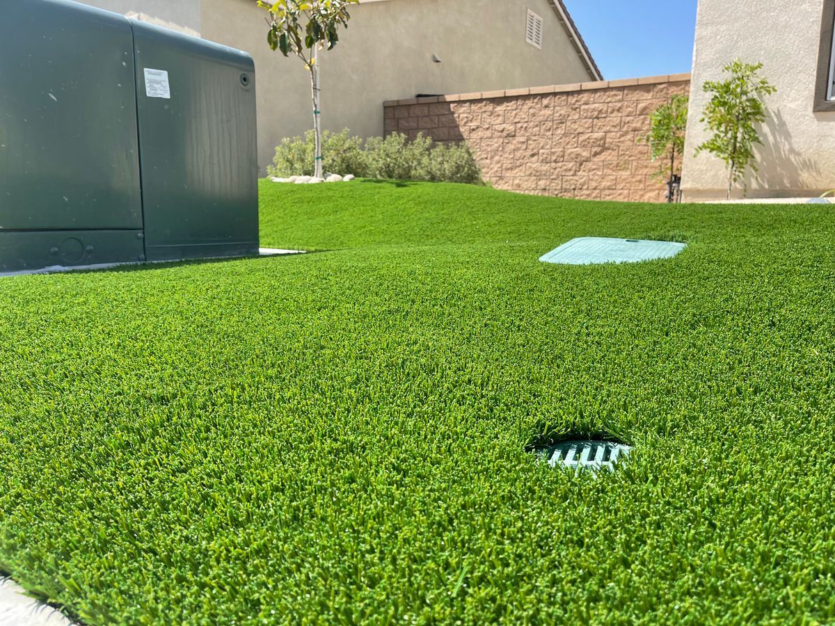 Artificial Turf Installation for Aidan Jade Landscaping in Riverside County, CA