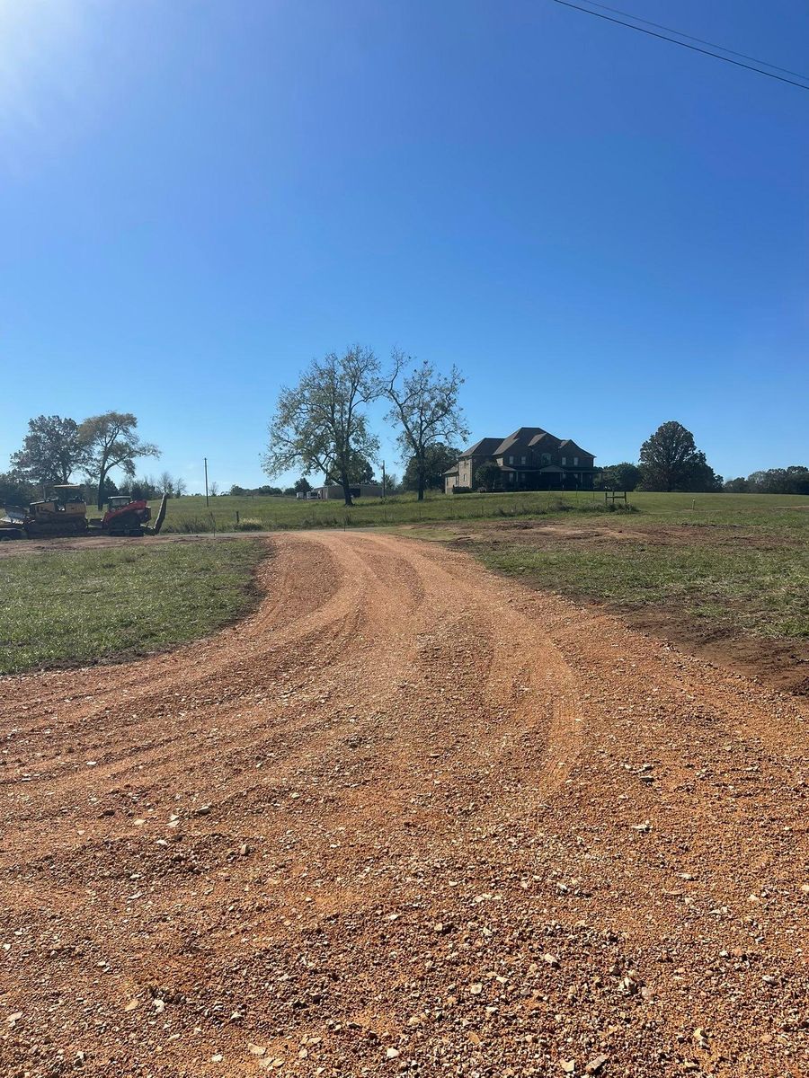 Site Preparation for Maness Trucking & Excavation in Lexington, TN