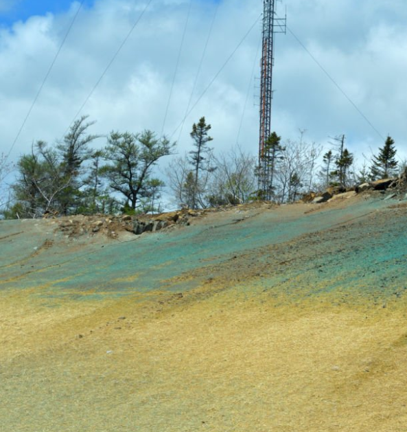 Hydroseeding for Marty’s Construction INC in Hubbardston, MA