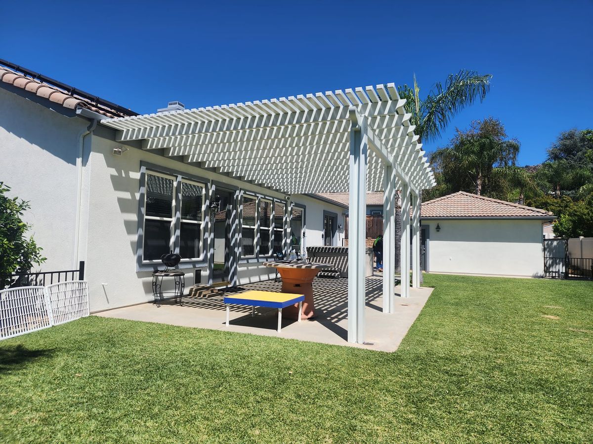 Lattice Patio Covers for The Patio Cover Company  in Banning, CA