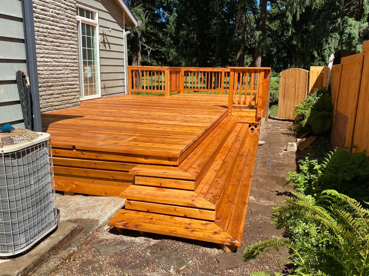 Deck and Patio Installation for 56 West Construction in Placerville, CA