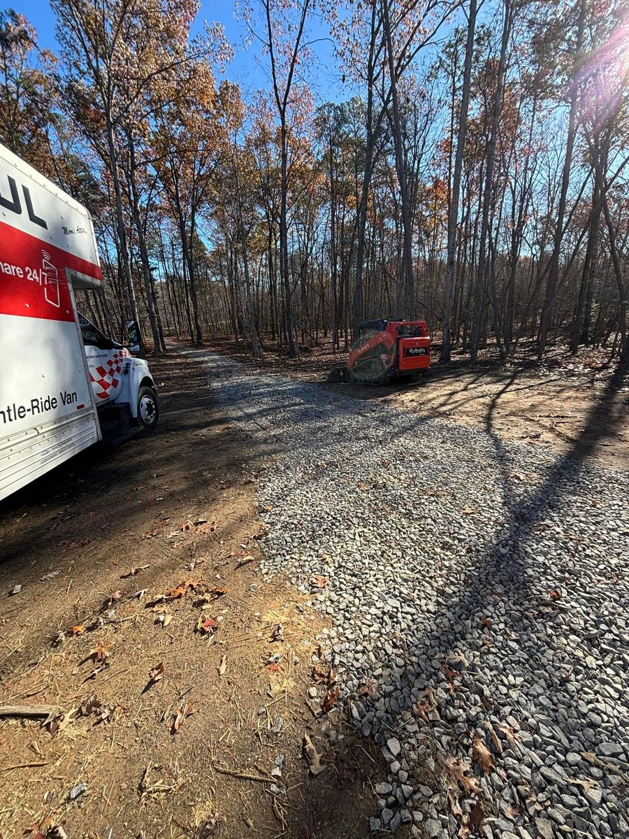 Driveway Construction for TD Dirtworks in Tracy City, TN