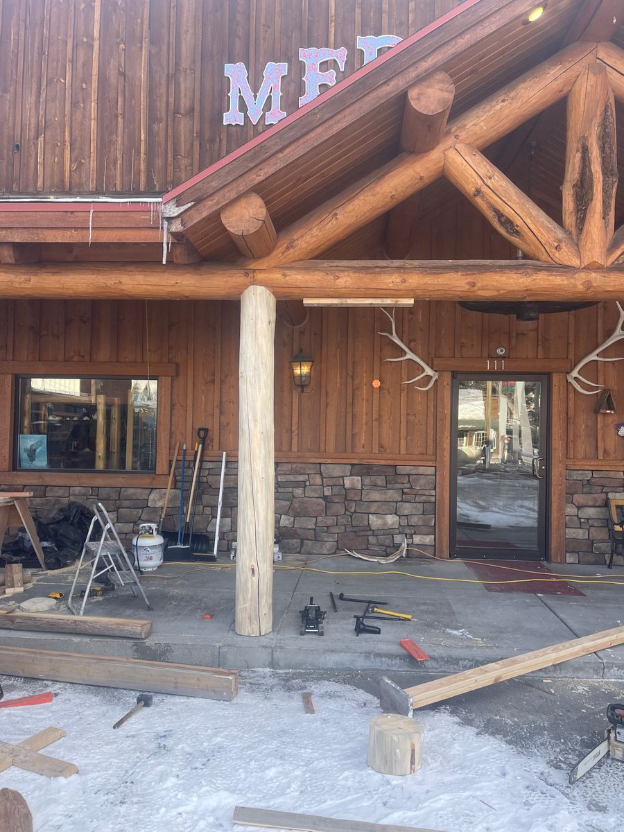Log Home Restoration for Wild West Log home specialists in Corvallis, MT