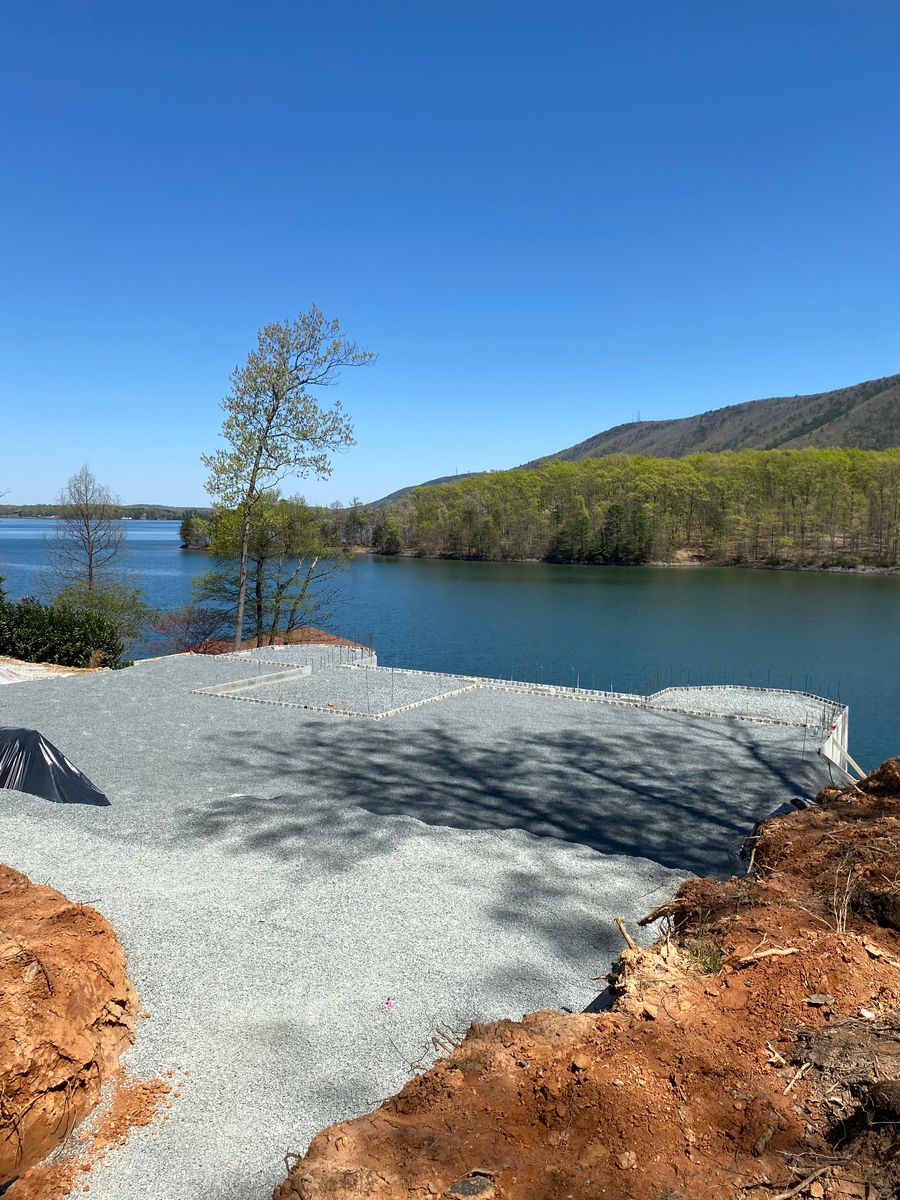 Foundation Backfilling for Lanier Excavating LLC in Bedford County, VA