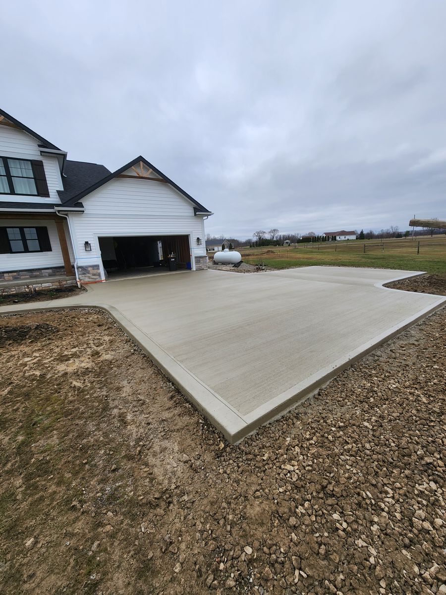 Concrete Driveways for New Edge Concrete in Mount Vernon, OH