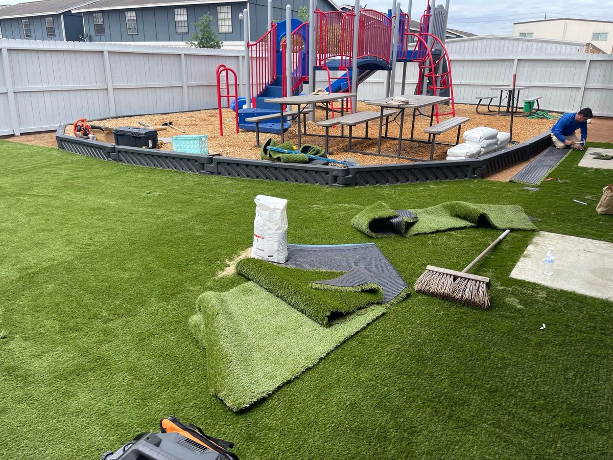 Landscape Design & Installation for Full Armor Landscapes in League City, TX