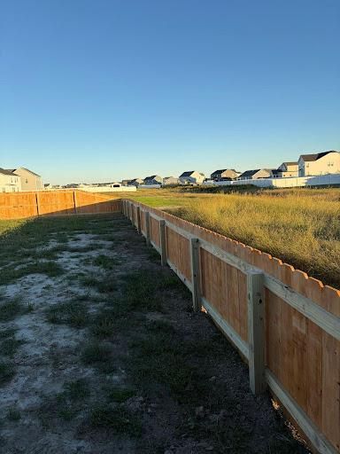 Fence Installation for RedLine Fencing in Moyock, NC