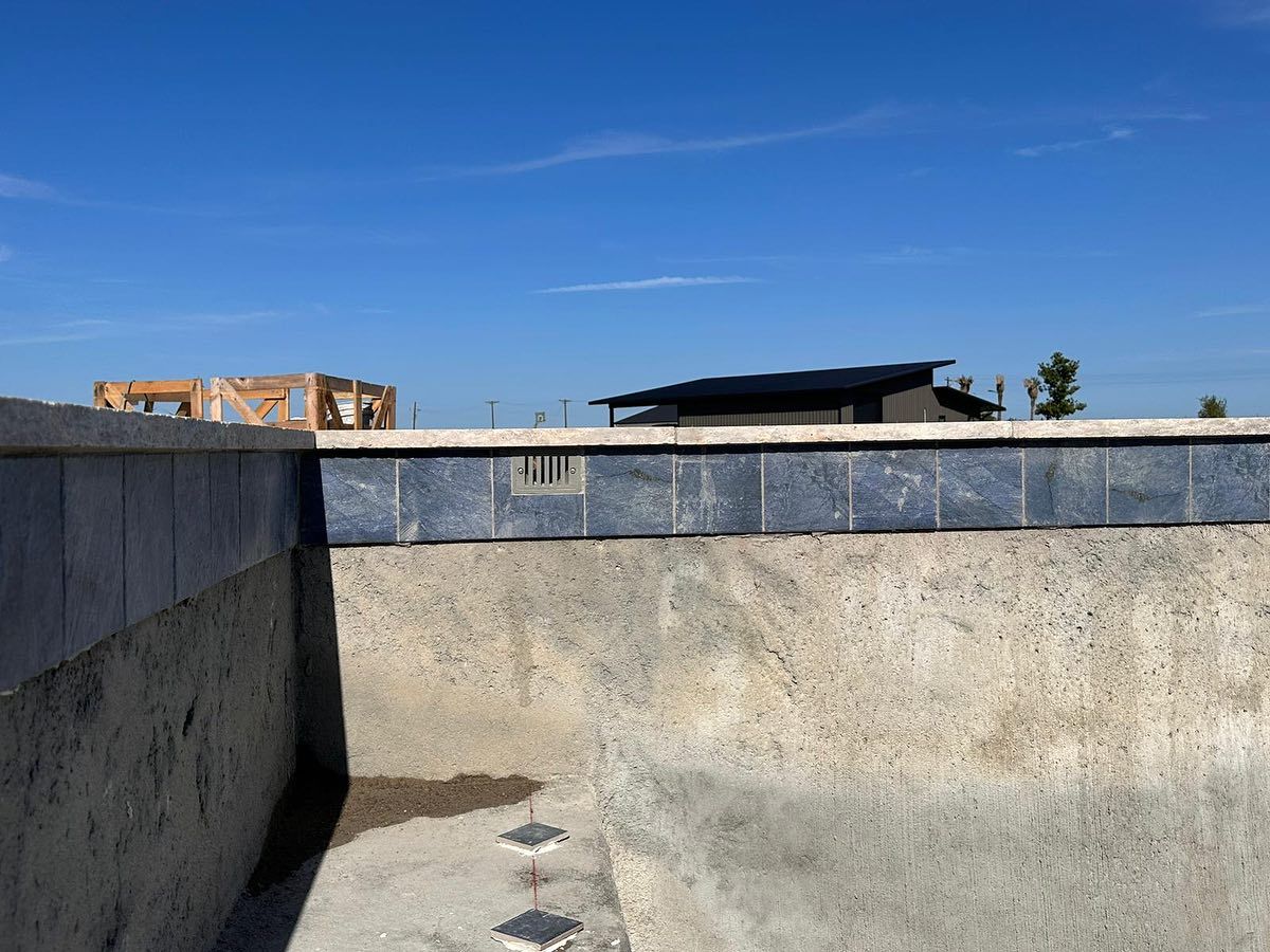 Pool Coping for J & P Construction in Houston, TX