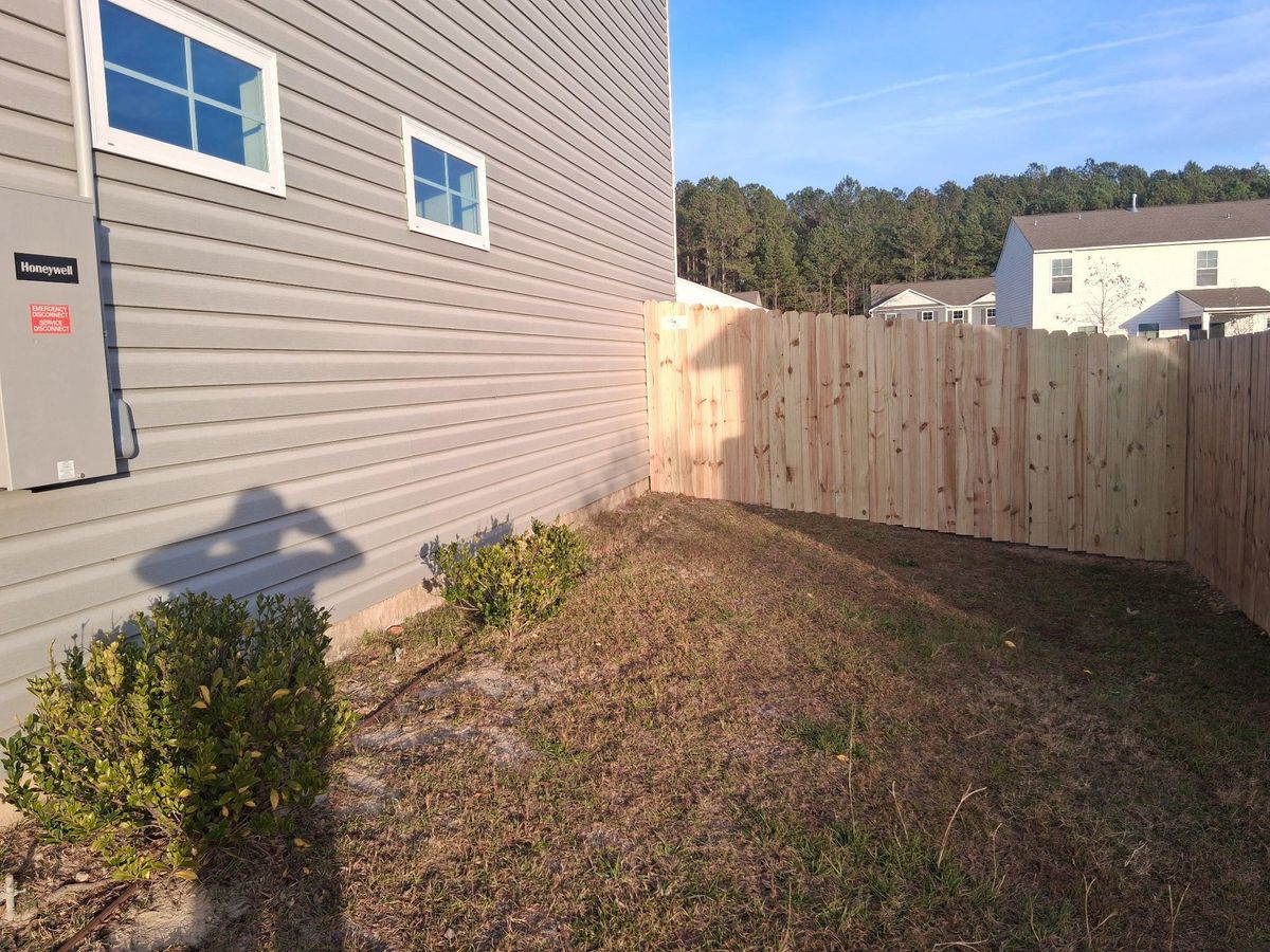 Fence Installation for JB Nealy Fence in Elgin, SC