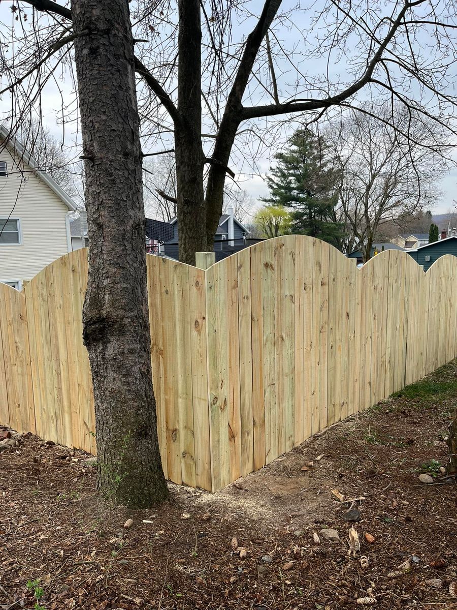 Fence Installation for Wood Home Creations in Carbondale, PA