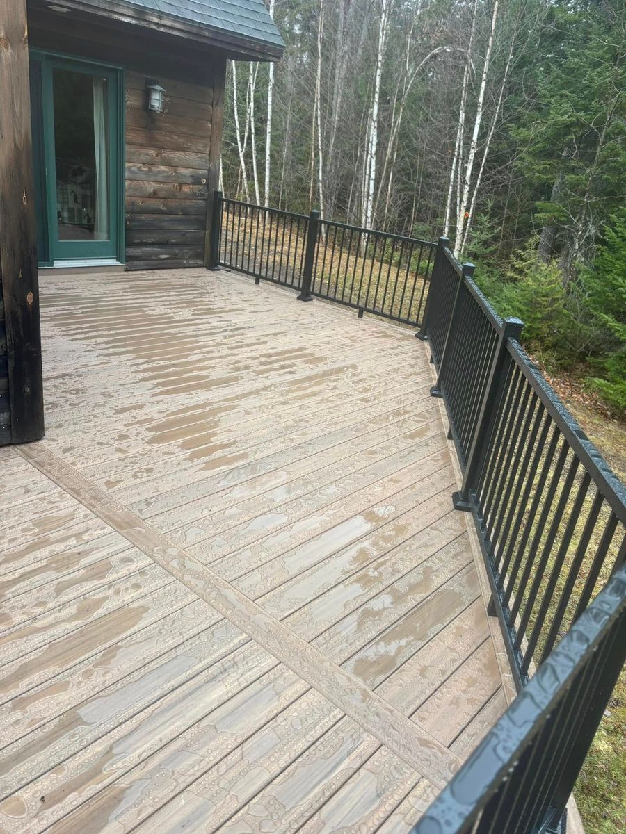 Deck Installation for True North Home Services in Brewer, ME