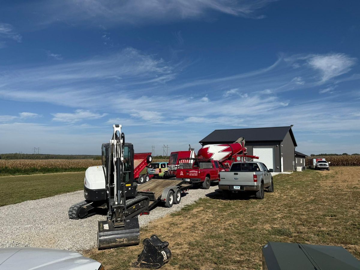Driveways & Sidewalks for Whitfield Concrete Construction in Solsberry, IN