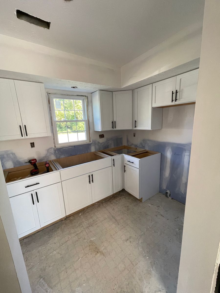 Kitchen Renovation for Shepherd’s Repairs N’ Installs in Campbellsburg, IN