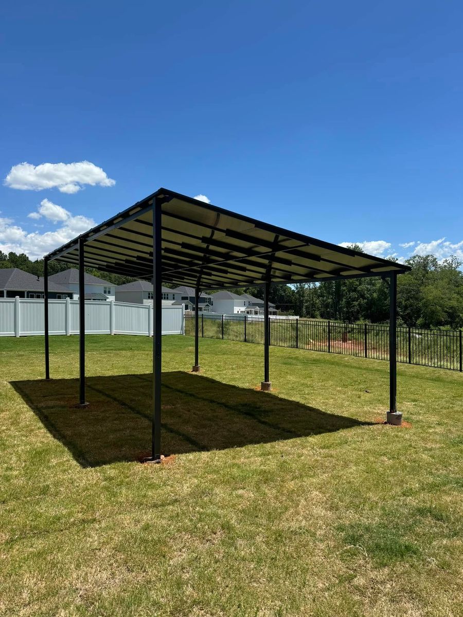 Pergola Installation for Palmetto Fence in Greenville, SC