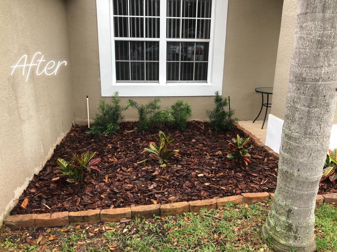 Mulch Installation for Fix It Manny in Clermont, FL