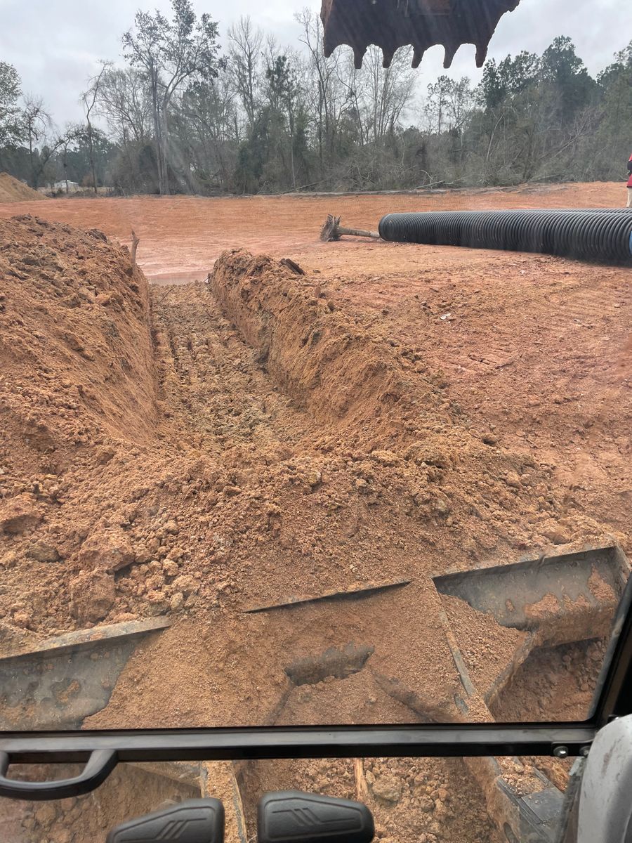Trenching for Ewc Land Clearing and more in Lake Park, GA