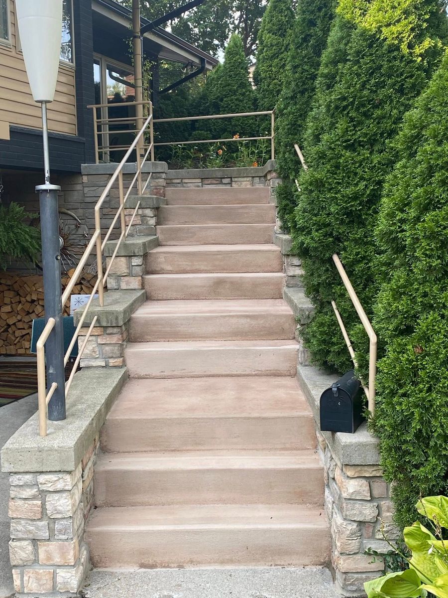 Stair Design & Installation for Deerbrook Construction in Pontiac, MI