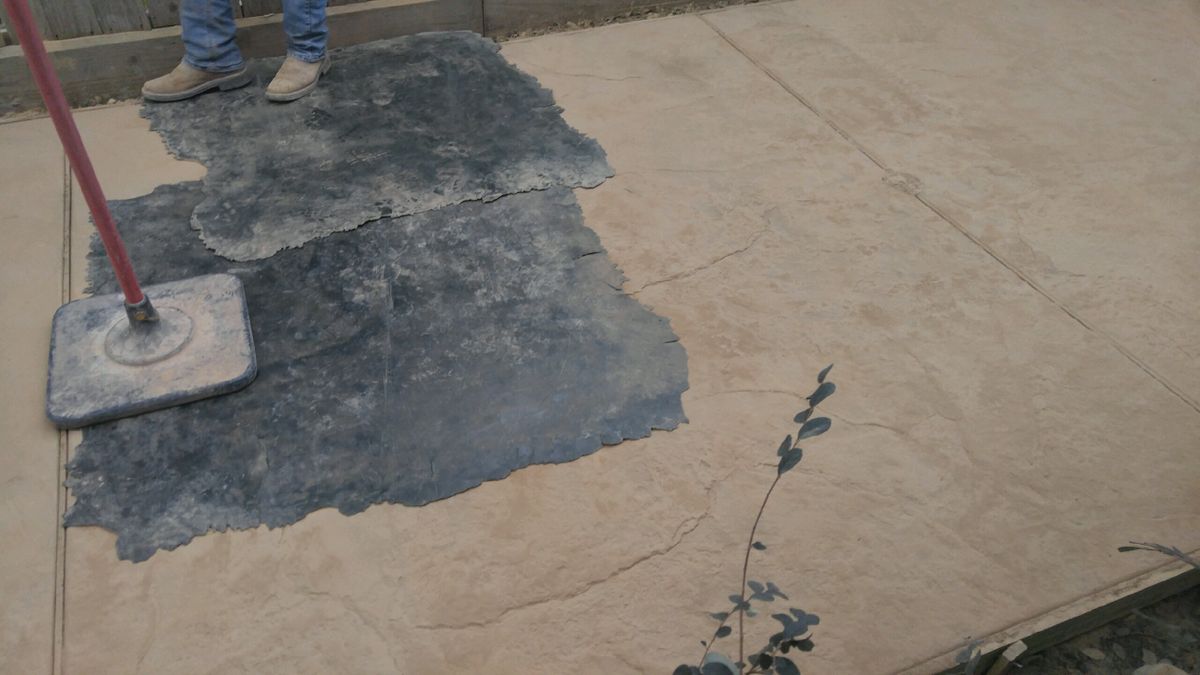 Concrete Resurfacing for Texas Curb N Borders in Houston, TX