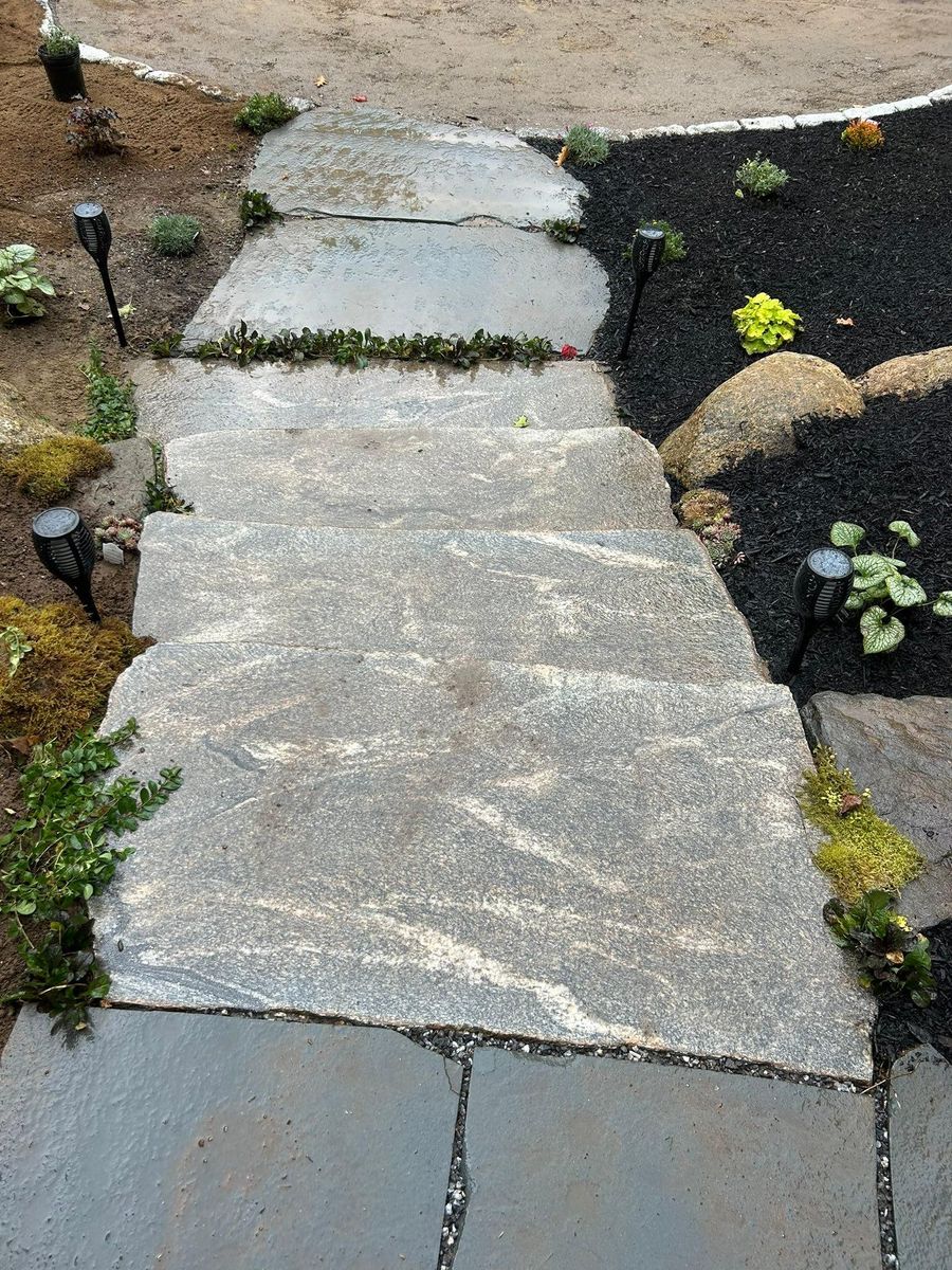 Patio Design & Construction for Organic Innovations Stonework and Design in Brunswick, ME