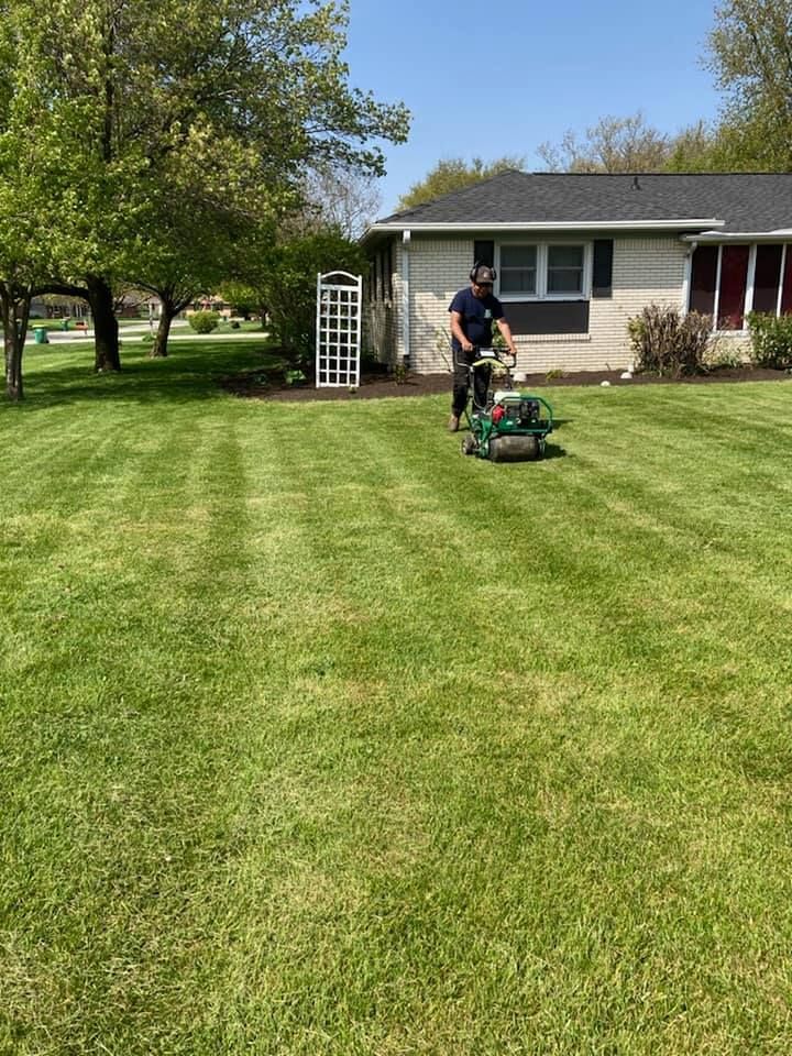 Lawn Aeration for Vega's Lawncare and Landscaping in Noblesville,  IN
