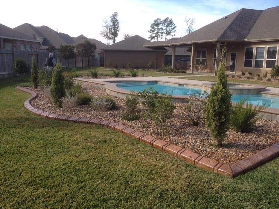 Pool Remodels for Texas Curb N Borders in Houston, TX