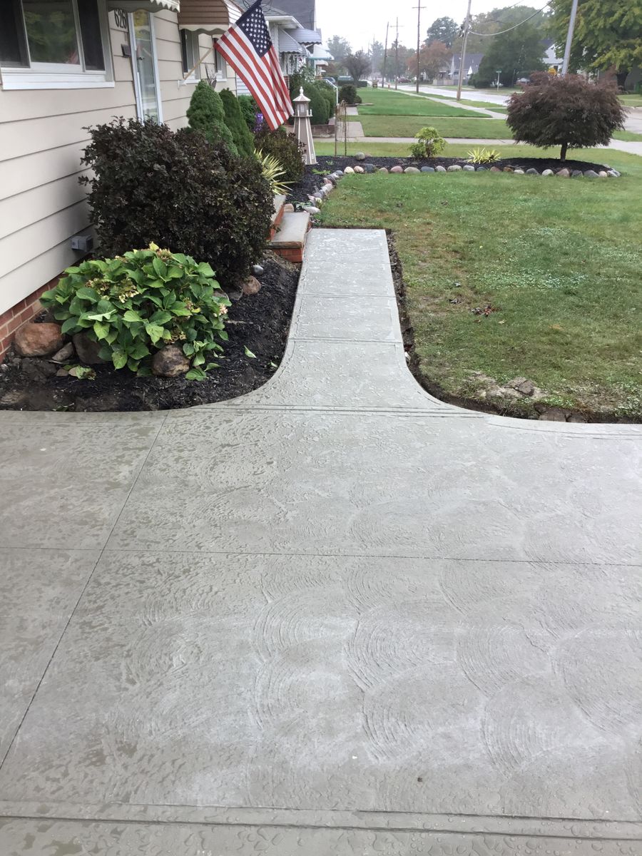 Sidewalk Installation for Lake Erie Companies in Grand River, OH