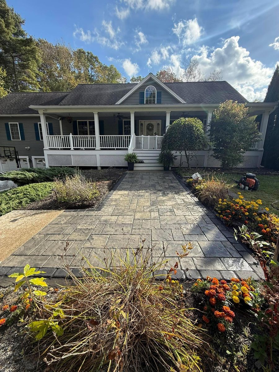 Landscape Installation for Z. Hastings Landscape Construction in Templeton, MA