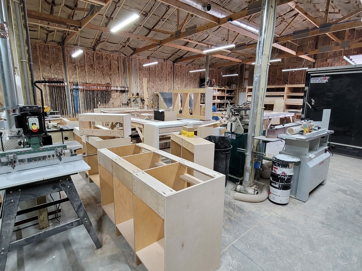 Kitchen Cabinets for Carolina Woodworks in Lyman, SC