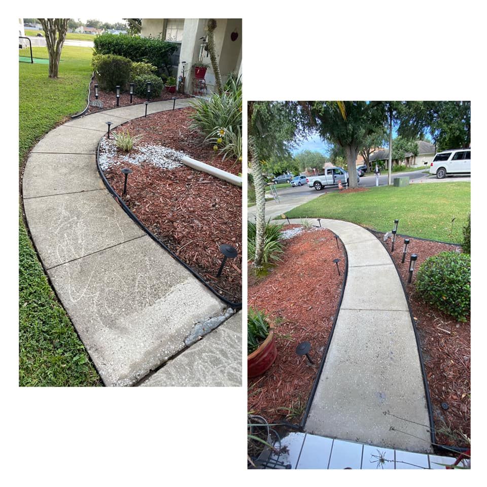 Driveway and Sidewalk Cleaning for Pressure Washing & car detailing in Orlando, FL