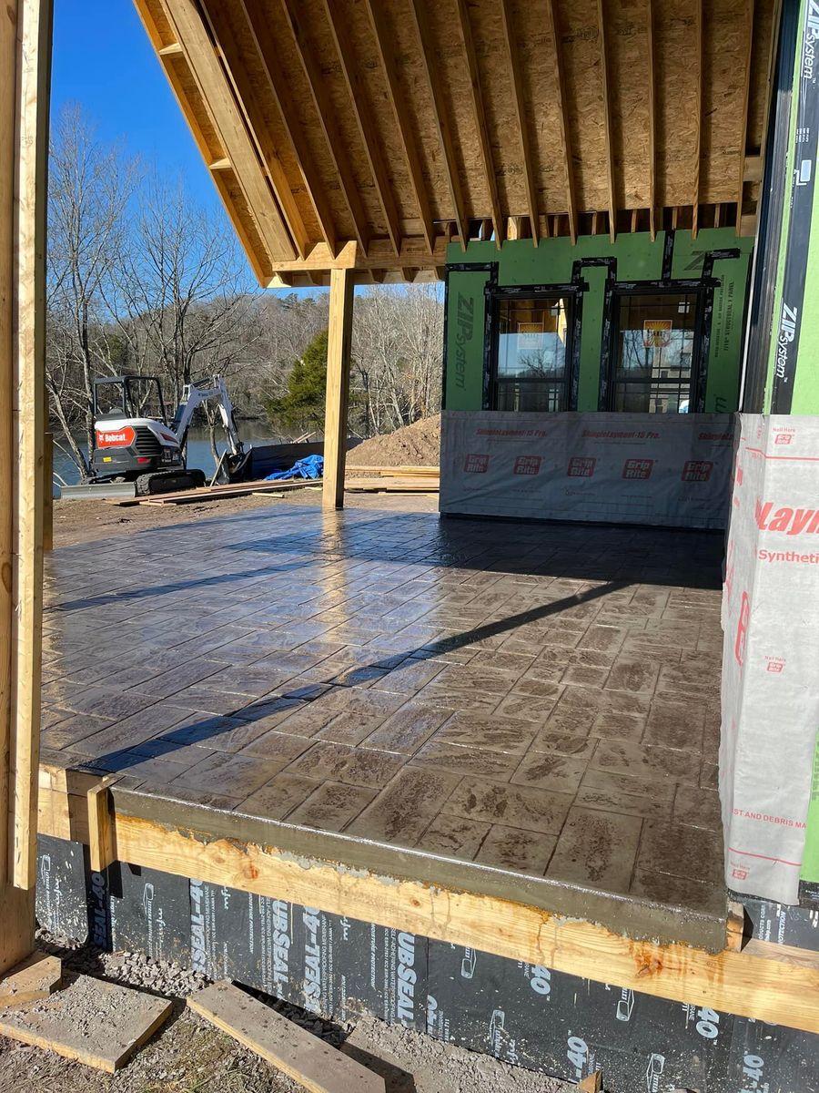 Patio Design & Installation for Tommy Moore Construction in Anderson County, TN