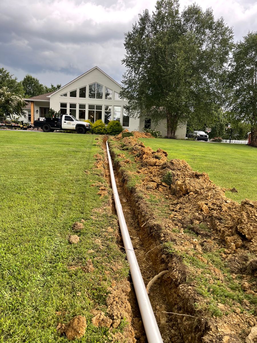 Underground Water & Sewer Services for Strange Excavating & Utilities in Lenoir City, TN