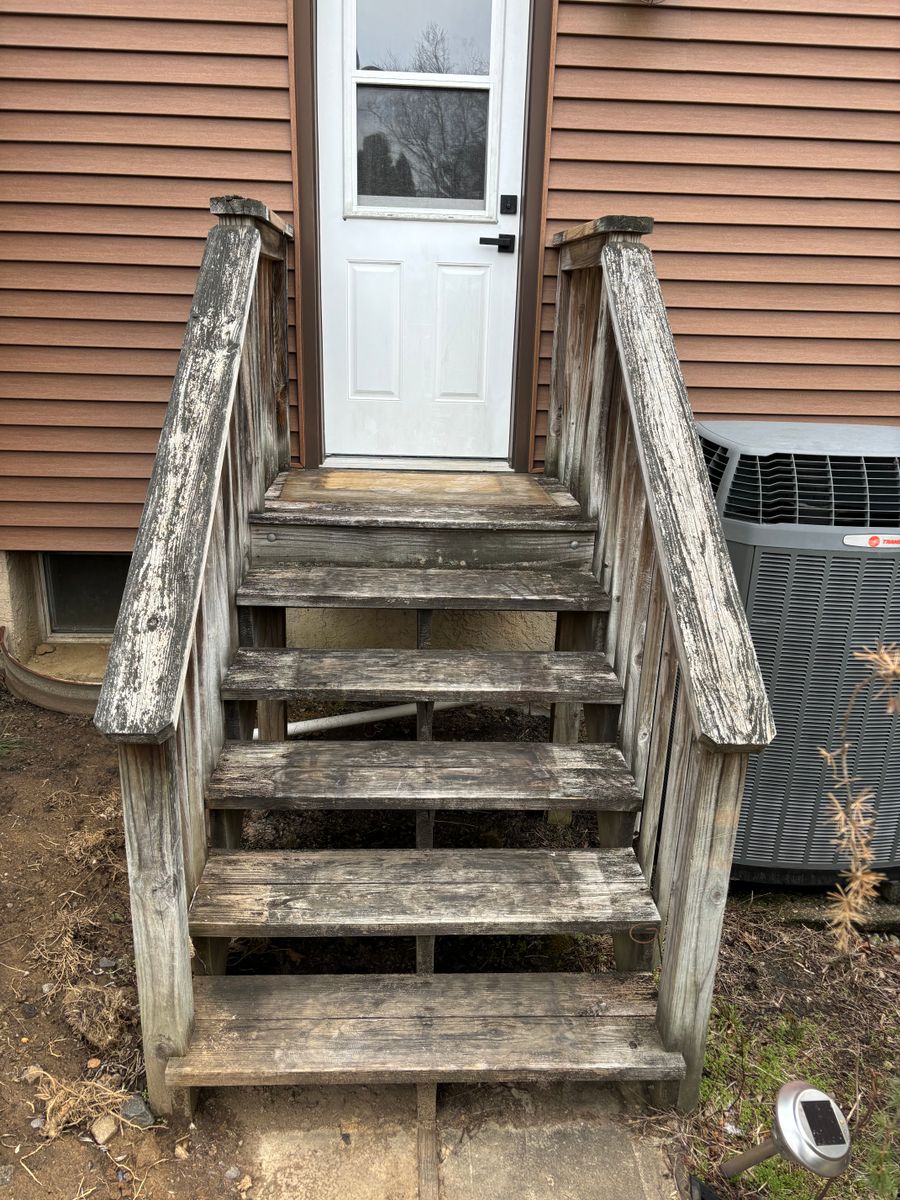 Deck Staining for Creekside Property Solutions in Aston Township, PA