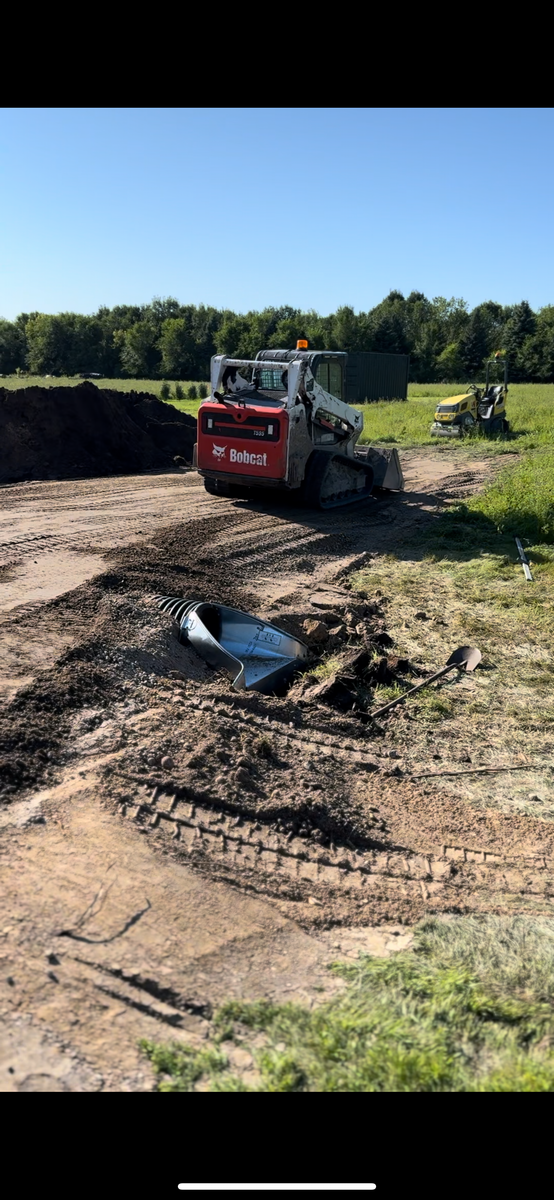 Grading for NXT LVL Excavating in New London, MN