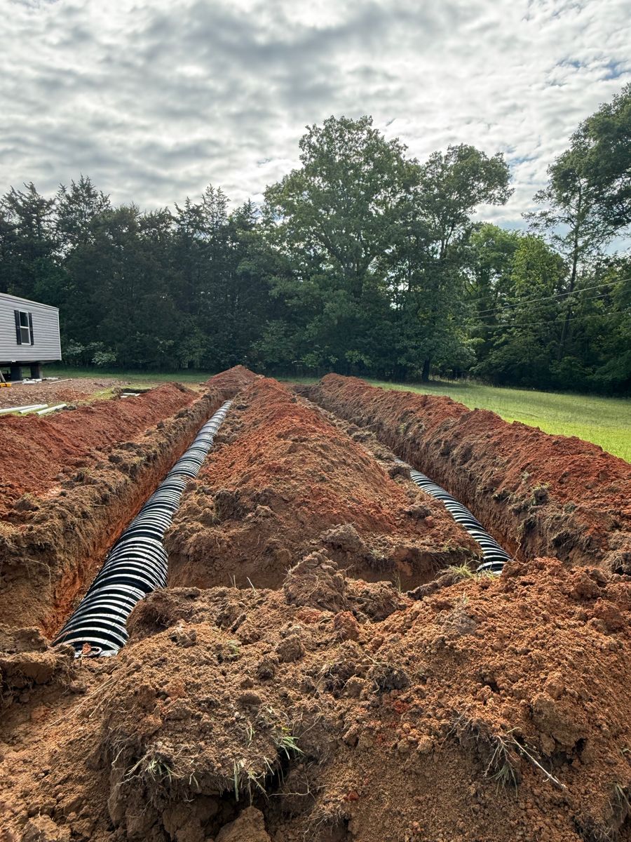Septic System Installation for Triple H Construction in Cave Spring, GA